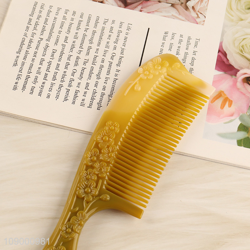 Most popular professional anti-static embossment hair comb hair brush