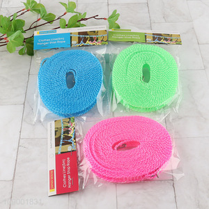 Online Wholesale 5m Windproof Clothesline Non-Slip Plastic Clothes Drying Rope