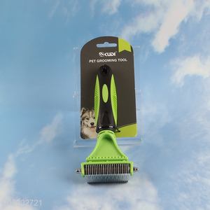 China supplier professional <em>pet</em> knot comb <em>pet</em> dog cat grooming tool