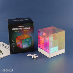 Online Wholesale Acrylic Table <em>Lamp</em> Cube Table <em>Light</em> RGB Led Night <em>Light</em> Unique Gift