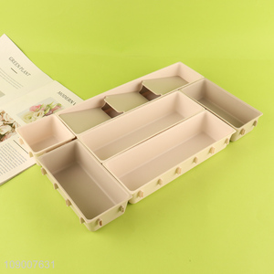 Factory Price Plastic Drawer Organizer Tray Makeup Organizer for Drawer