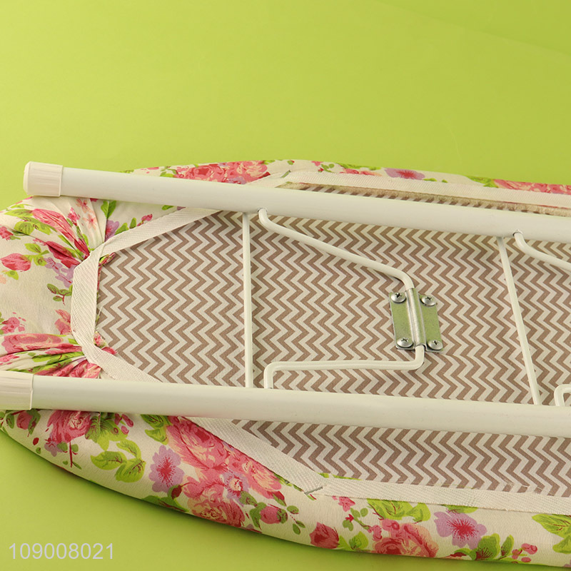 Factory Price Heat Resistant Ironing Board with Floral Print Padding