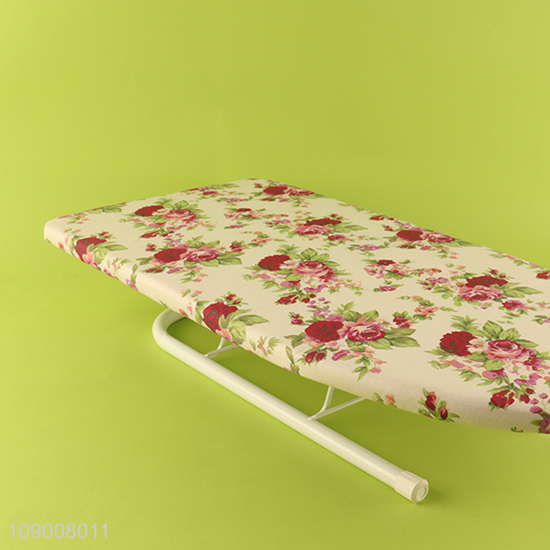 Good Quality Folding Tabletop Ironing Board with Floral Print Padding