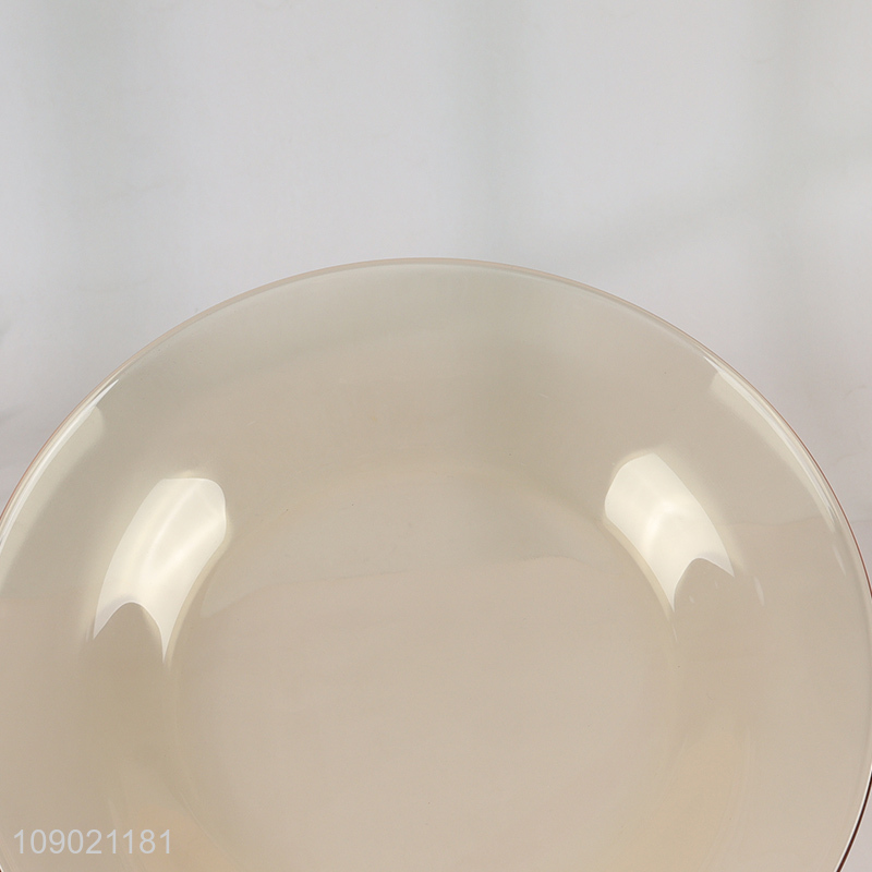 Factory supply home restaurant glass dinnerware glass dish plate for sale