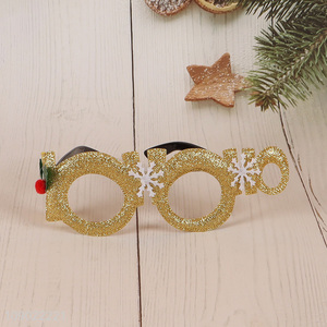 Factory price golden Christmas party supplies adult kids glasses for sale