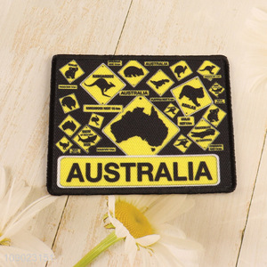 High Quality Embroidery Patch Iron On Australia Patch Applique for Hats Bags