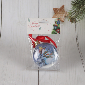 Yiwu market xmas tree hanging ornaments mini photo frame ball