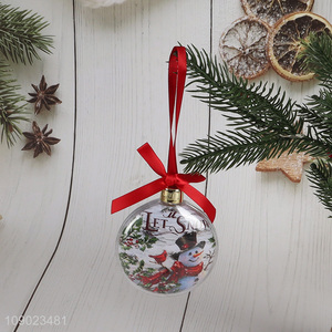 Best quality Christmas decoration hanging mini photo frame ball for sale