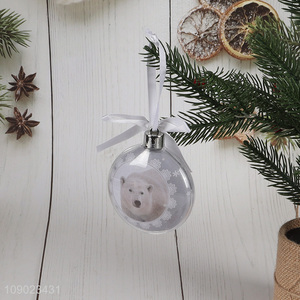 Good quality Xmas tree hanging ornaments mini hanging photo frame for sale