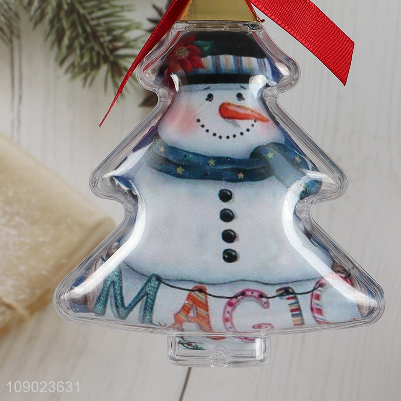 Yiwu market Christmas hanging ornaments xmas tree mini photo frame for sale