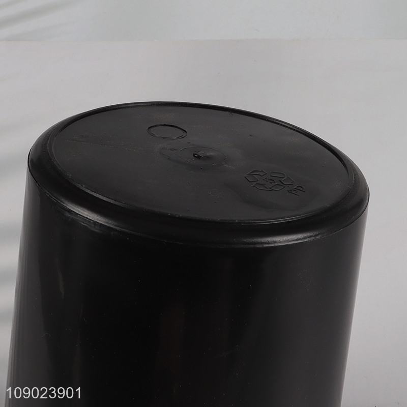 Good quality 3L bamboo lid household pedal waste bin trash bin for sale