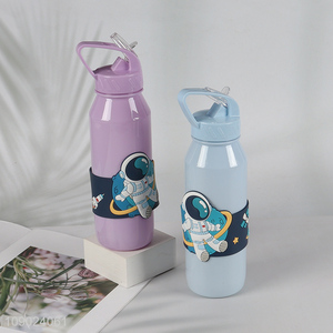 Popular products multicolor portable plastic water bottle with handle