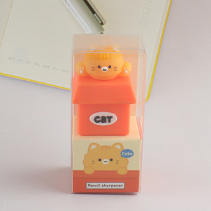 Wholesale Kawaii Pencil Sharpener Cartoon Pencil Sharpener for Students