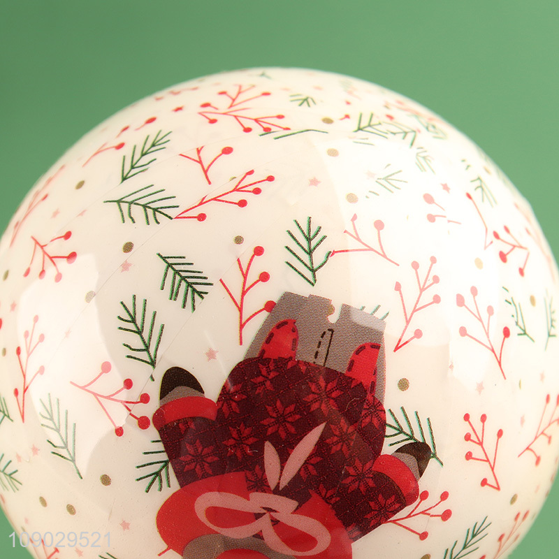 Factory wholesale round decorative Christmas tree hanging ornaments Christmas ball