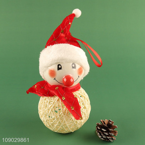 Most popular snowman shape Christmas hanging ornaments Christmas tree decoration light