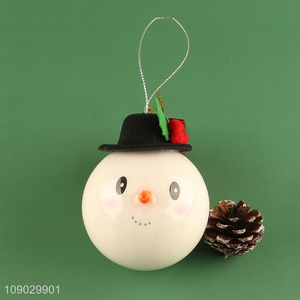 Factory supply round cute Christmas tree hanging ornaments Christmas ball for sale