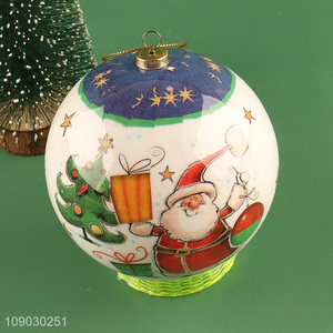 Good selling round Christmas tree hanging ornaments decorative Christmas ball