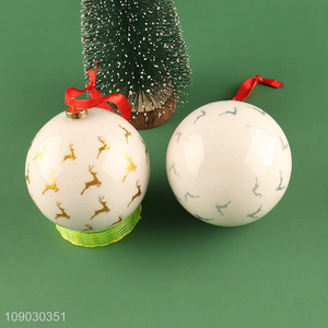 High quality round Christmas tree hanging ornaments decorative Christmas ball