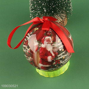 China wholesale round Christmas ball Christmas tree hanging ornaments for decoration