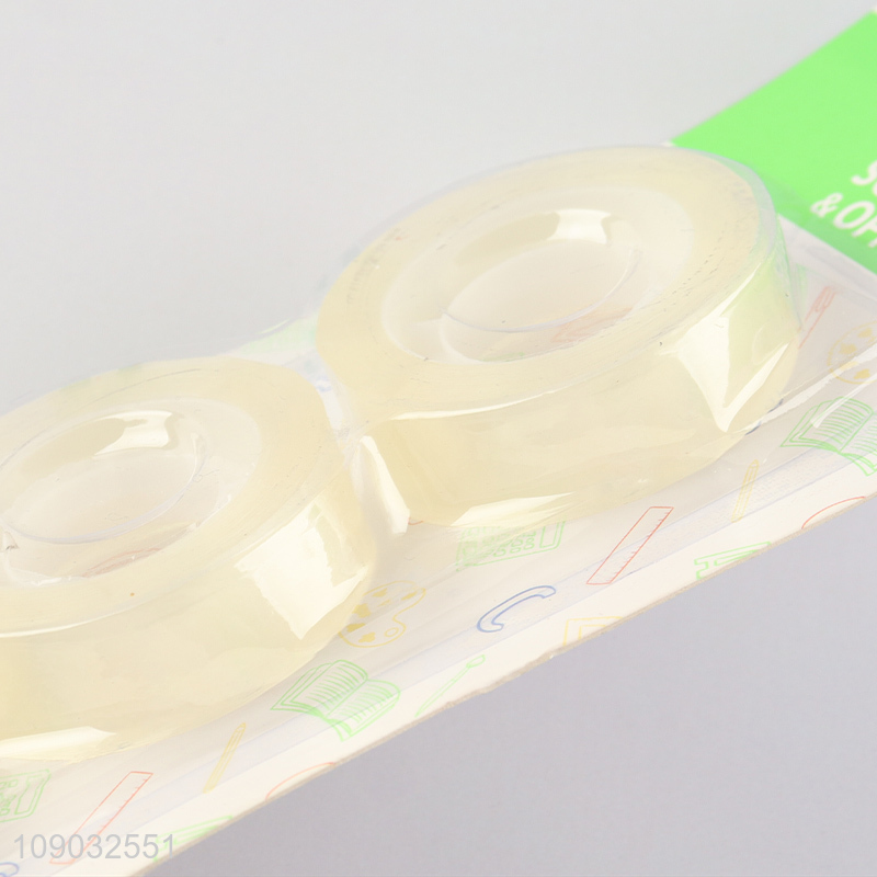 China products 3pcs clear school office adhesive tape set