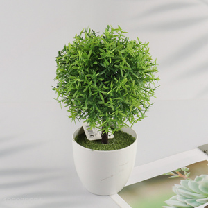 Good selling green natural indoor decor artificial bonsai fake plants