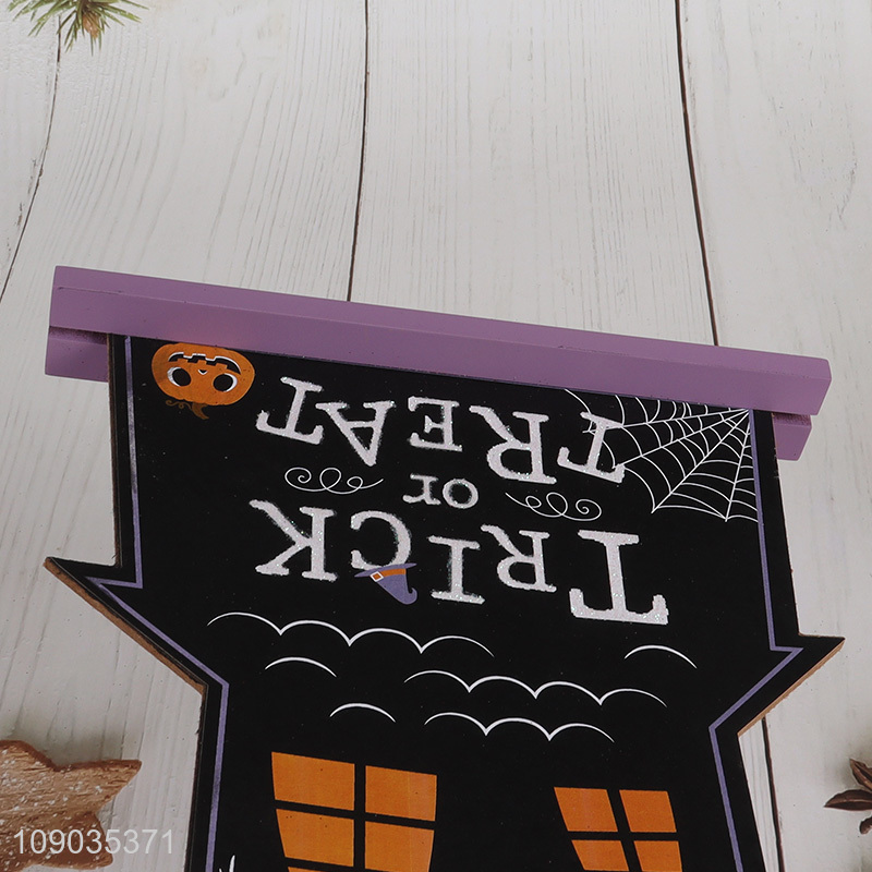 Hot Selling Trick or Treat Halloween Signs Halloween Wooden Table Decorations