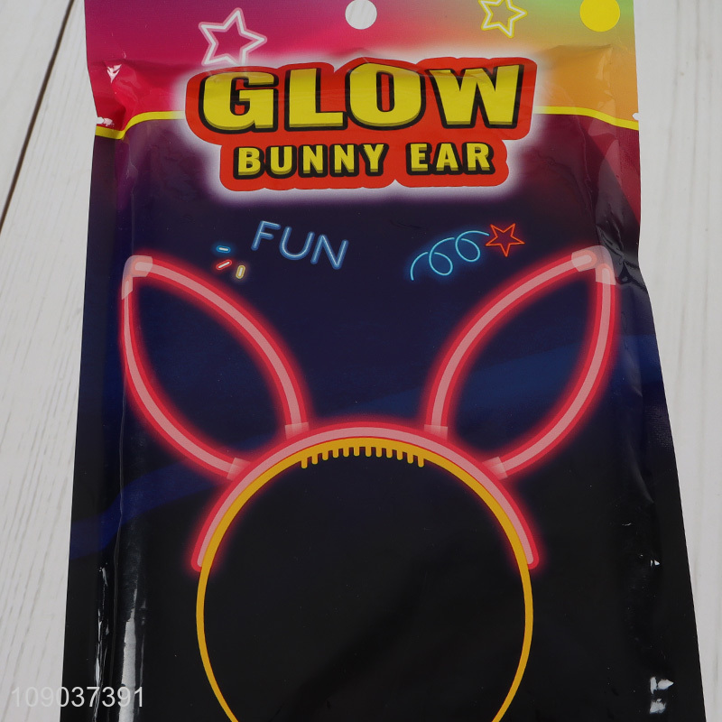 Online Wholesale Glow Sticks Party Supplies Glow In The Dark Bunny Ears Headband