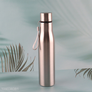 New arrival portable water bottle drinking bottle stainless steel water bottle