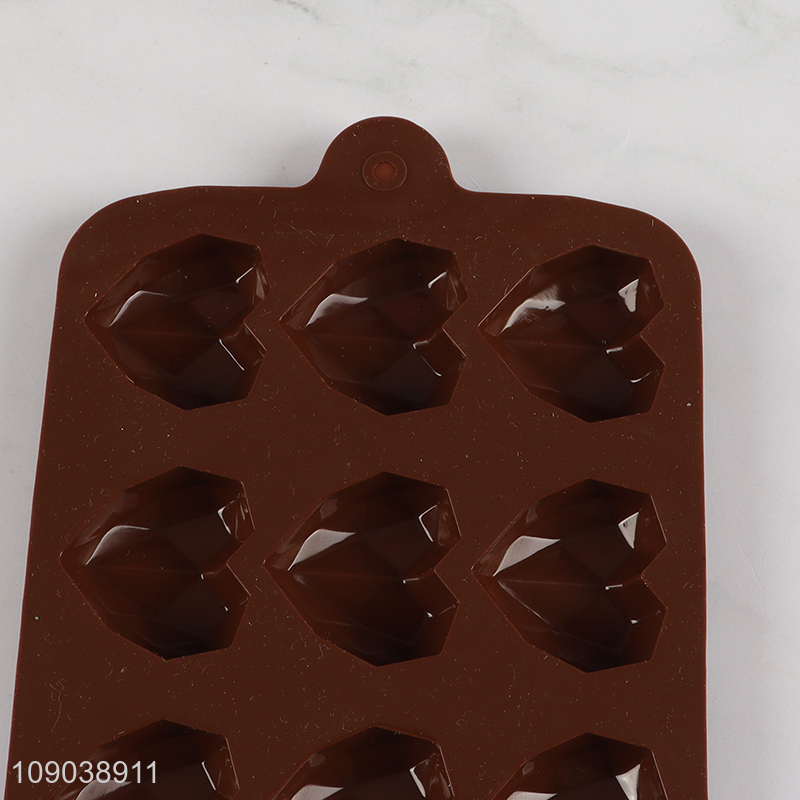 Hot Sale Cavity 15-Silicone Chocolate Molds Reusable Baking Molds for Candy