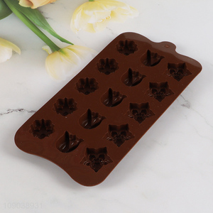 Good Quality 15-Cavity Non-Stick Silicone Baking Molds for Chocolate Jello