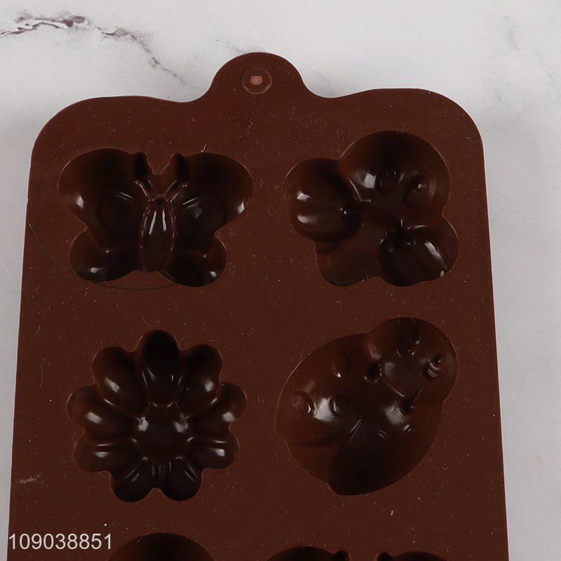 New Arrival 8-Cavity Heat Resistant Silicone Chocolate Candy Jello Molds