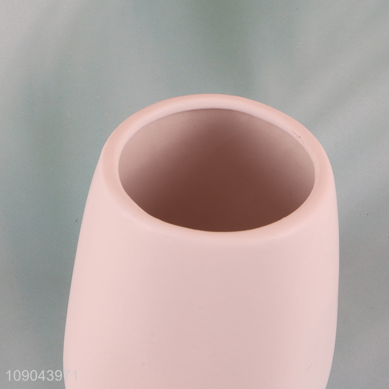 Good Quality Ceramic Mouthwash Cup Porcelain Bathroom Brushing Cup Wholesale