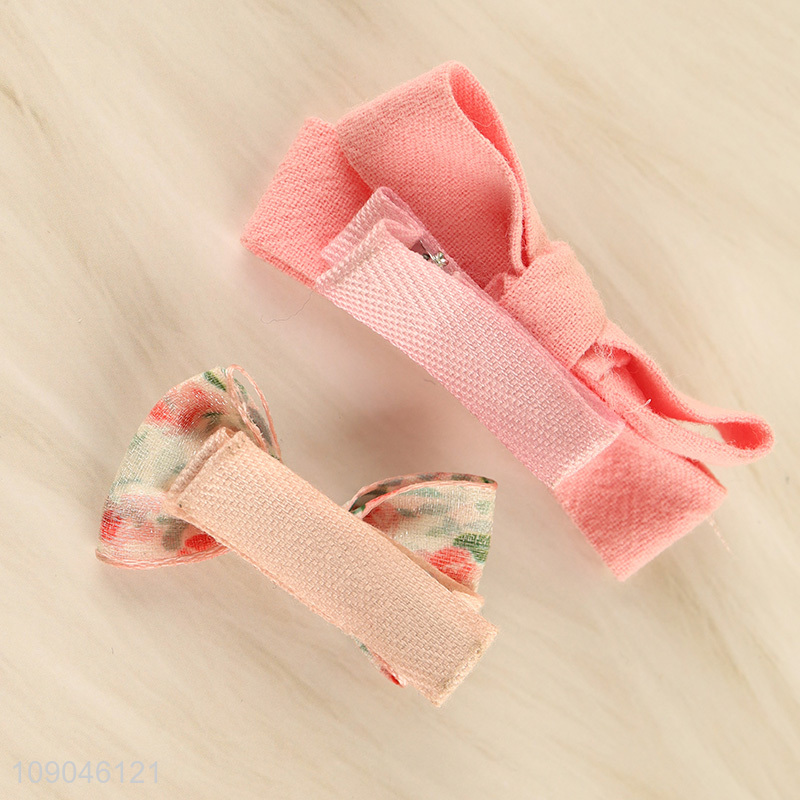 Latest products pink girls cute hair accessories hairpin hair clips set