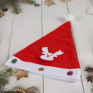 High Quality Non-Woven Santa Hat Christmas Hat Christmas Party Favors