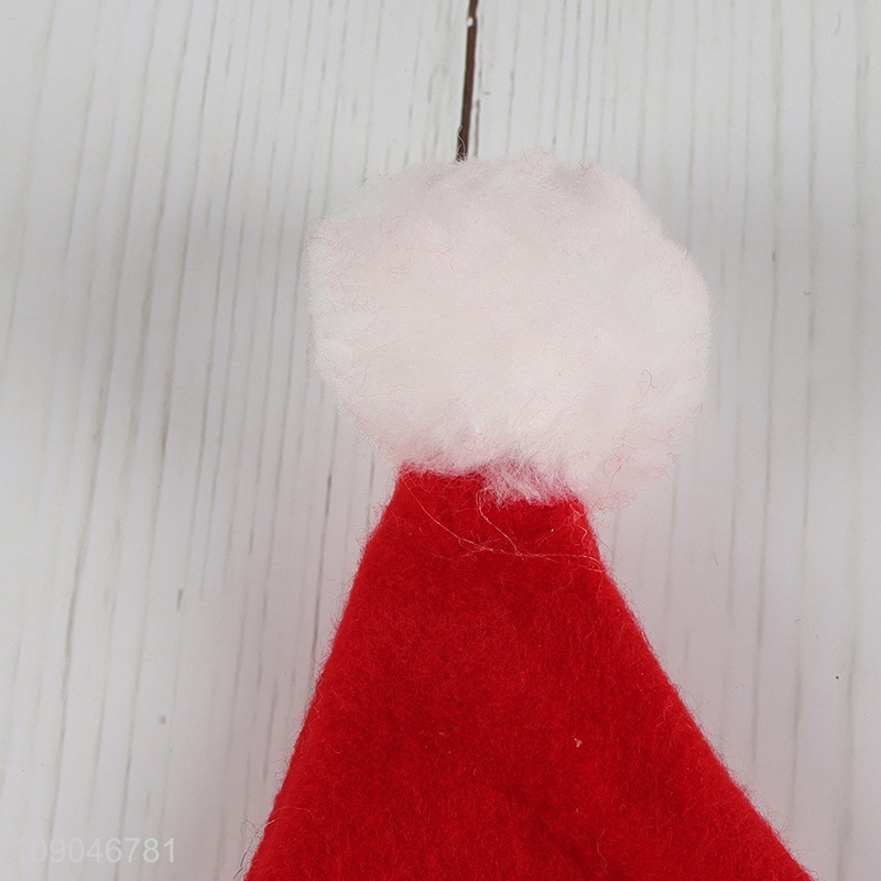 Wholesale Non-woven Santa Hat Cute Christmas Hat for Kids Men Women