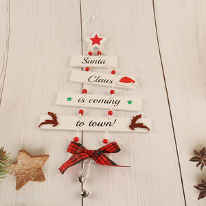 Factory price letter pendant wooden Christmas hanging ornaments decoration