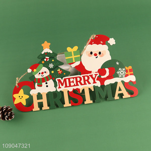 Online wholesale Merry Christmas wooden Christmas hanging ornaments decoration