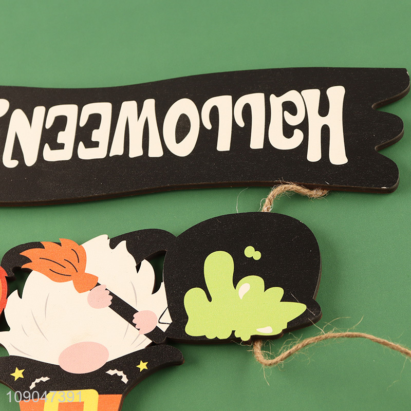 Top selling Halloween decoration wooden door sign Halloween hanging ornaments