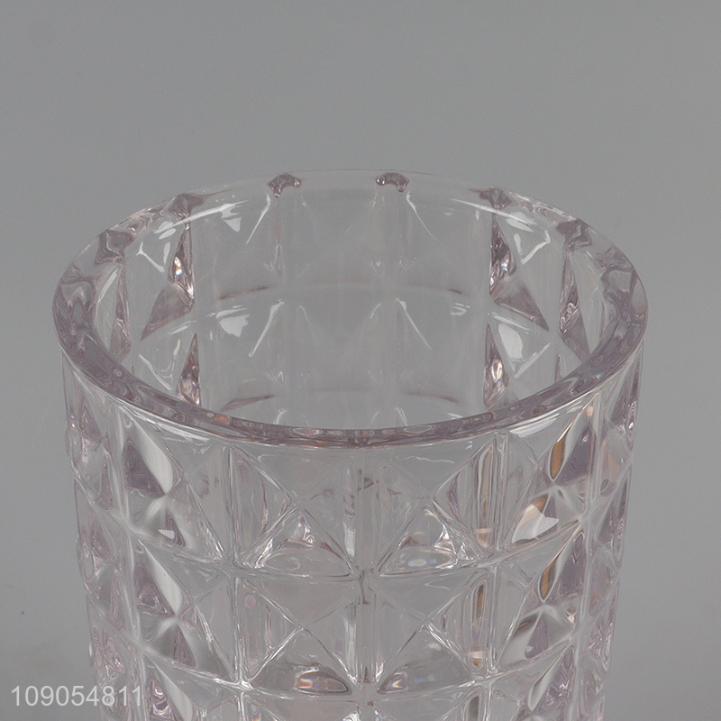 Latest products clear glass tabletop decoration flower vase floral vase