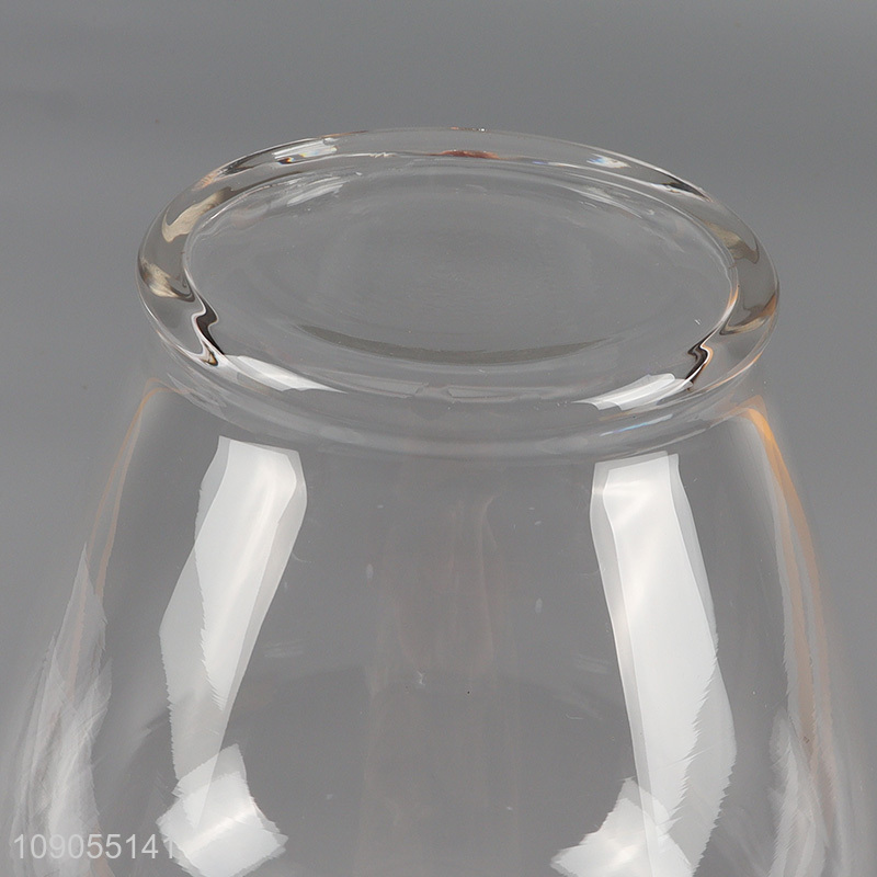 Good quality clear glass home decor flower vase hydroponic vase