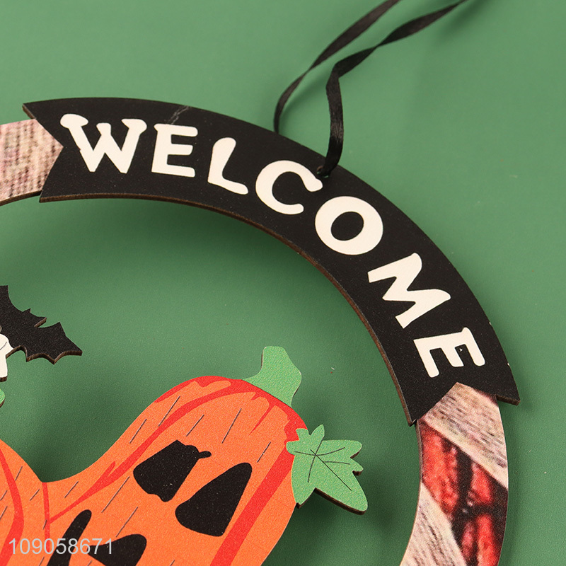 Good Quality Halloween Welcome Door Sign Halloween Front Door Sign Hanging Decorations