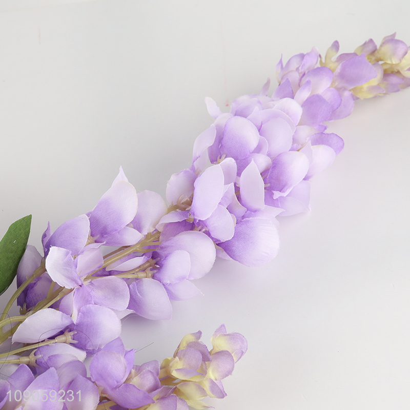 New Arrival Artificial Wisteria Flower Long Stem Fake Flower for Home Decor