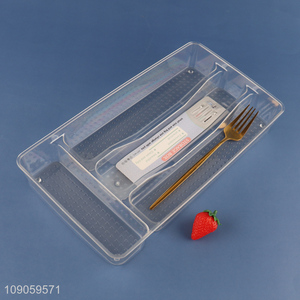 Hot Sale Clear Plastic Drawer Organizers for Cutlery Kitchen Utensils