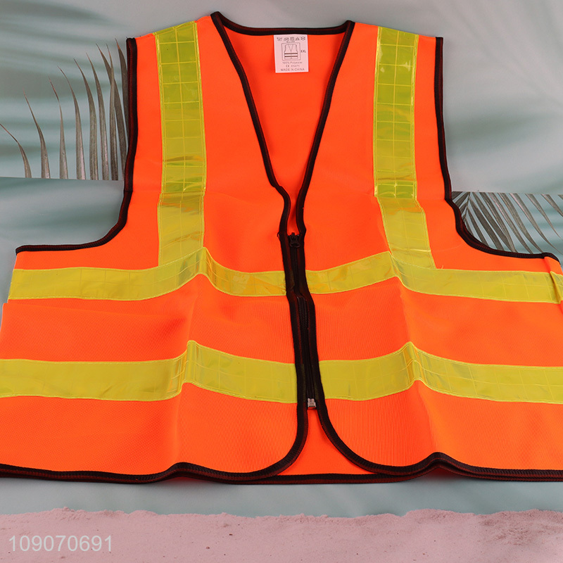 Yiwu market outdoor polyester Reflective safety vest  for sale