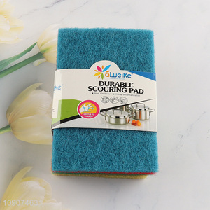 Top selling 5pcs kitchen dish washing scouring pad set