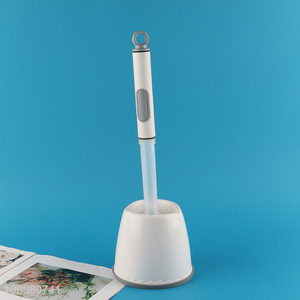Top products household bathroom accessories plastic toilet brush set with holder