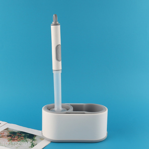 Top selling household bathroom cleaning supplies toilet brush set with holder