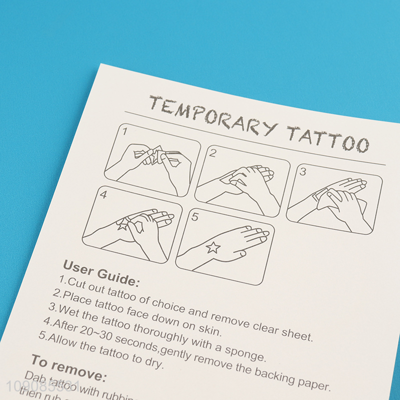 Good quality temporary tattoo tattoo sticker face tattoo sticker