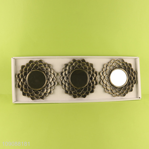 Hot Sale 3Pcs Wall Decor Mirror Set for Bathroom Bedroom Decor