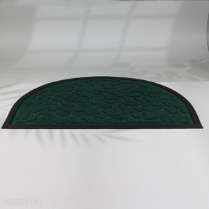 Best sale semicircle green non-slip floor mat door mat for household